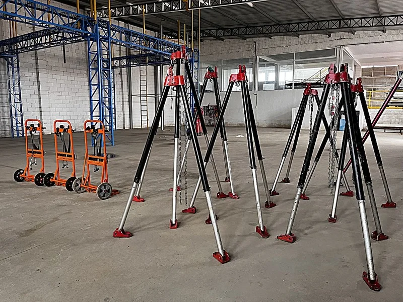 Equipamento de resgate em espaço confinado em São Paulo