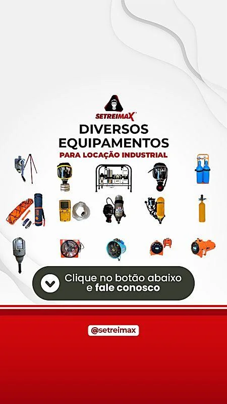 Locação de equipamentos de segurança do trabalho