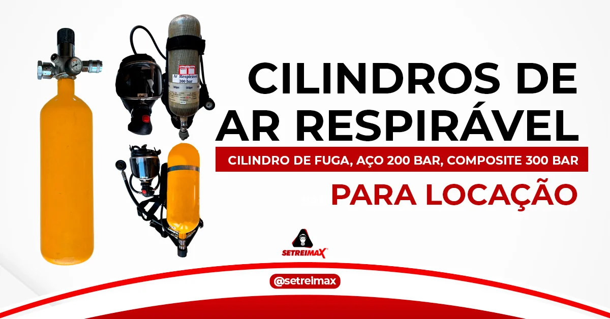 Recarga de cilindro de ar respirável